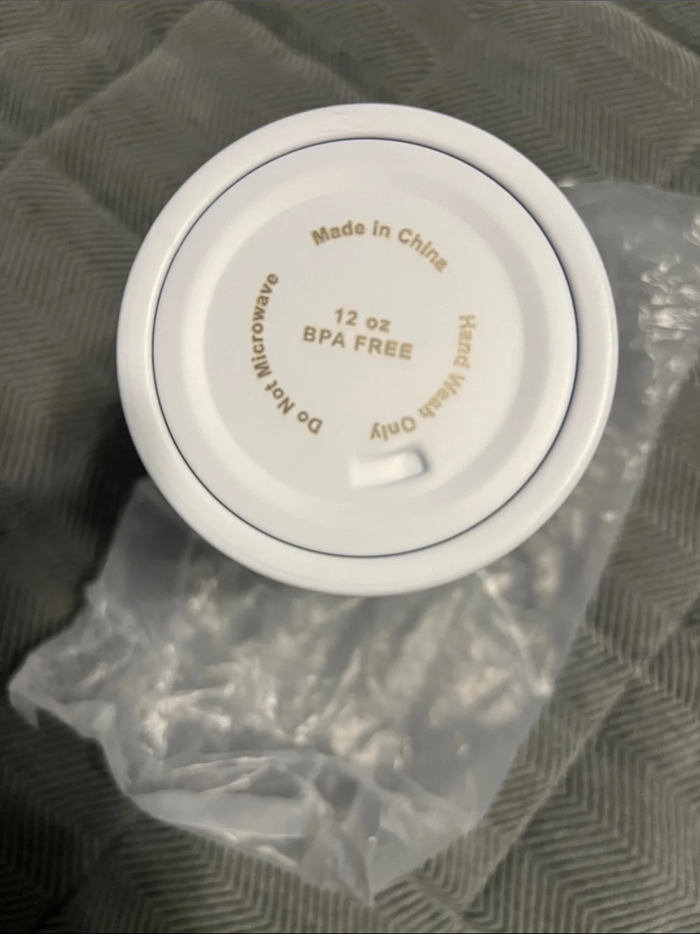White Stainless Steel Travel Tumbler - White